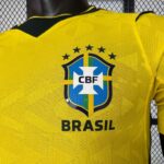 Mens Brazil 2026 World Cup Home Long Sleeve Jersey Player Version 2