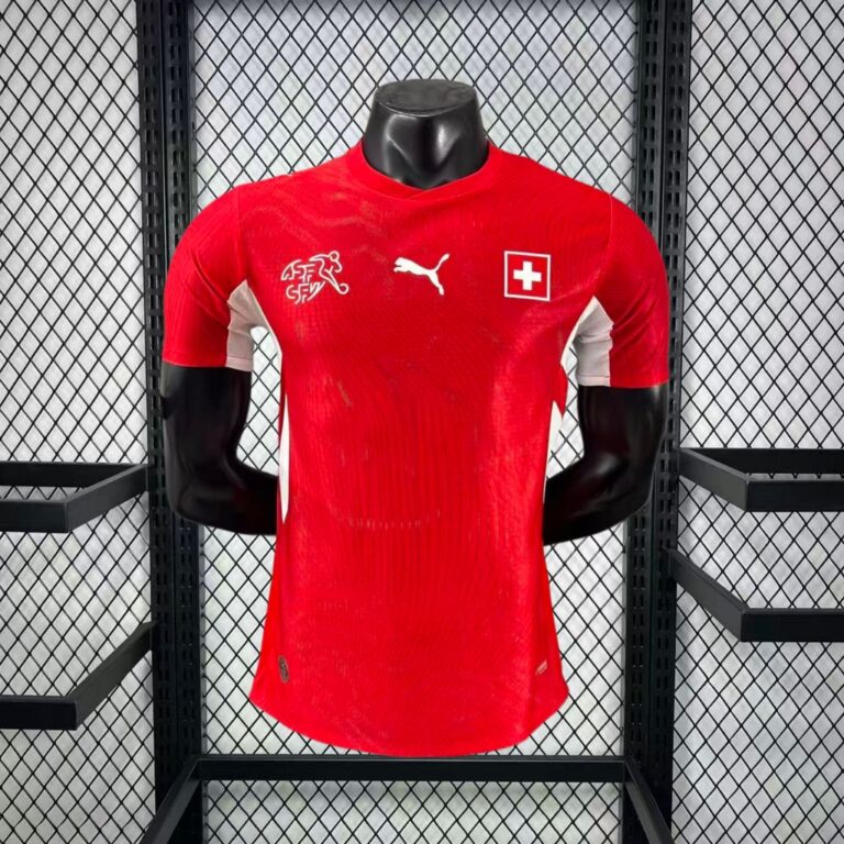 Mens Switzerland 2026 World Cup Home Jersey Player Version