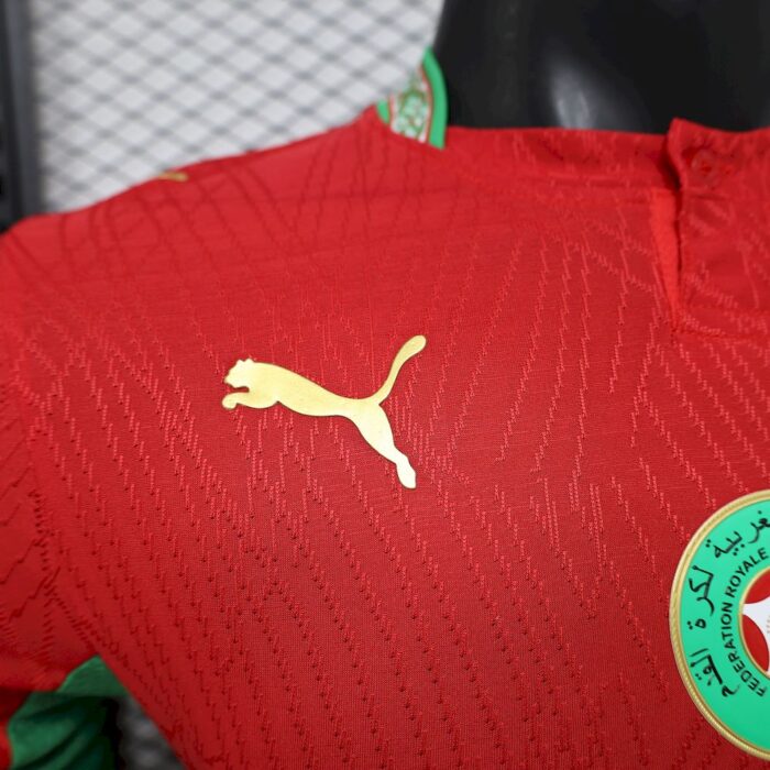 Mens Morocco 2026 World Cup Home Jersey Player Version 3