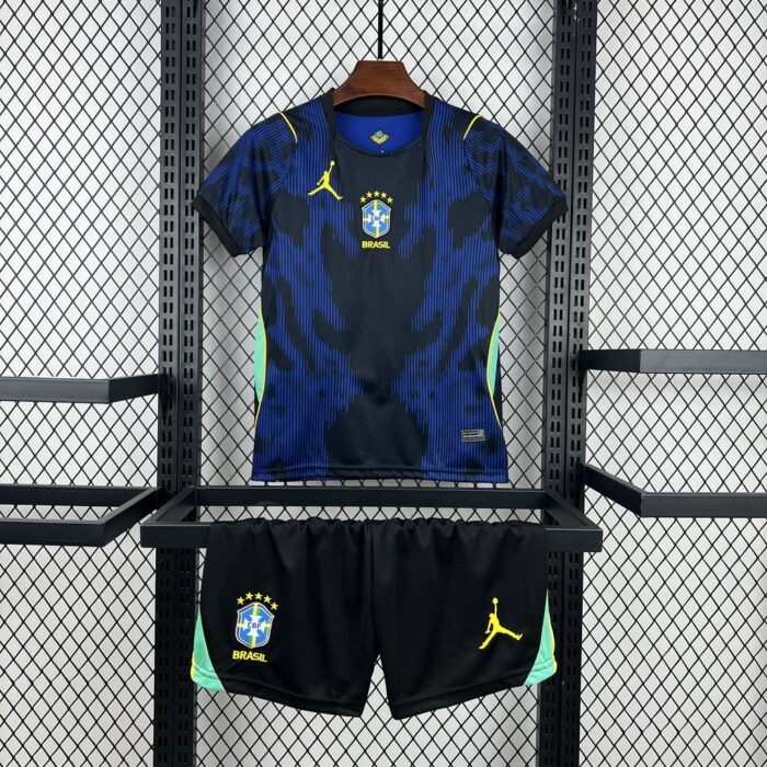 Kids Brazil 2026 World Cup Away Kit 5