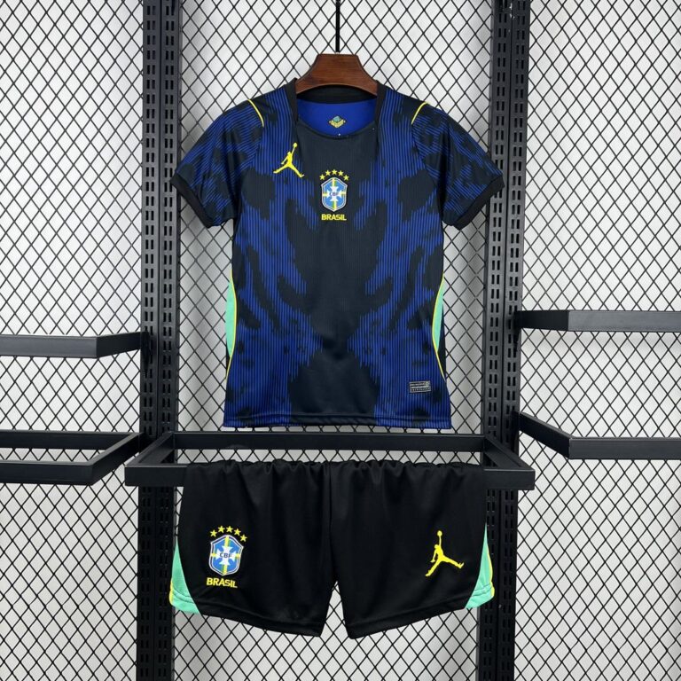 Kids Brazil 2026 World Cup Away Kit 5