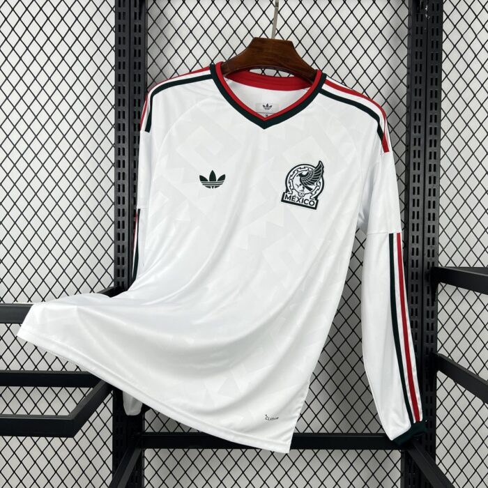 Mens Mexico 2026 World Cup Away Long Sleeve Jersey 8