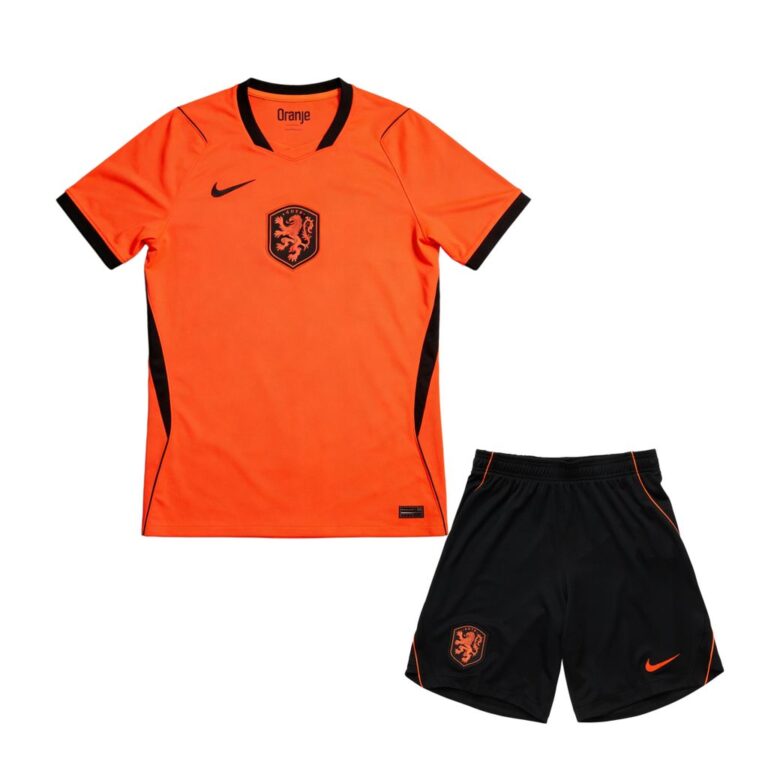Kids Netherlands 2026 World Cup Home Kit