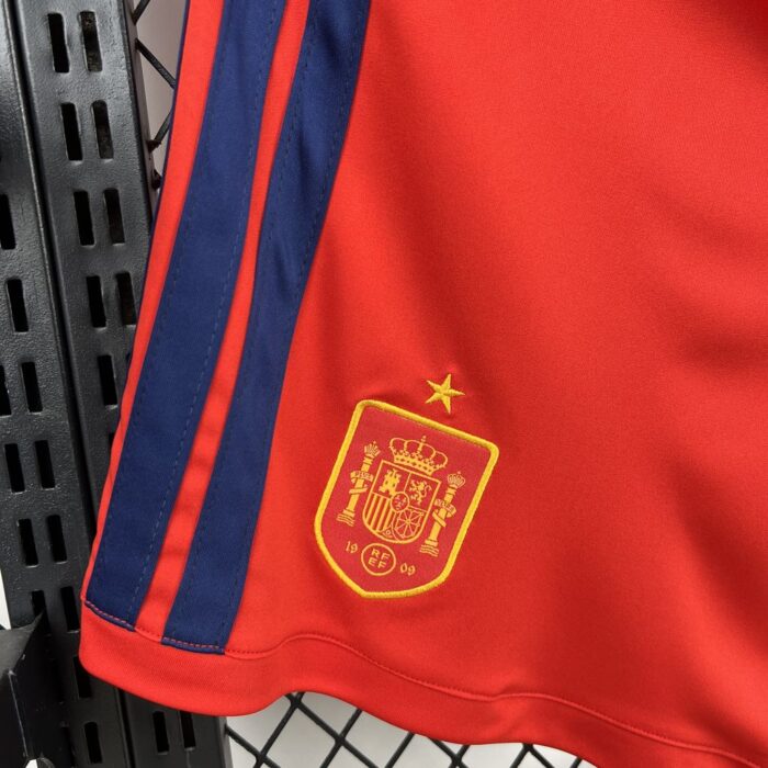 Mens Spain 2026 World Cup Home Shorts 3