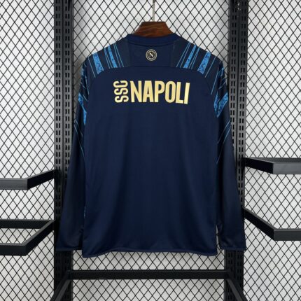 Mens Napoli 2025/26 Pre-Match Long Sleeve Jersey 1
