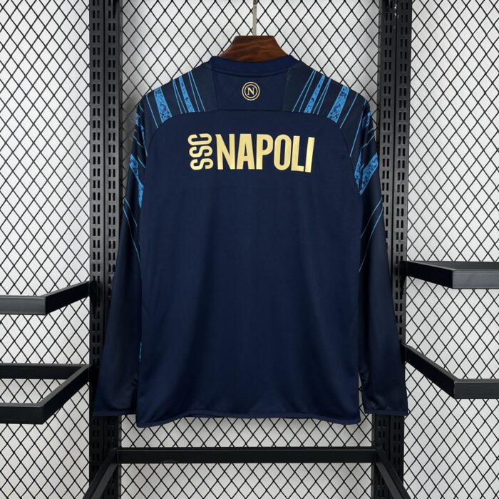 Mens Napoli 2025/26 Pre-Match Long Sleeve Jersey 1
