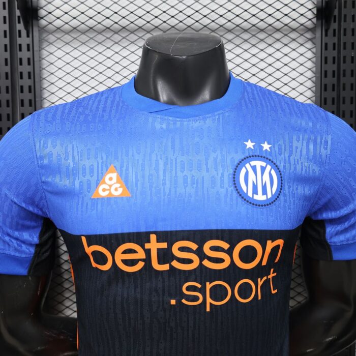 Mens Inter Milan 2025/26 Fourth Jersey Player Version 3