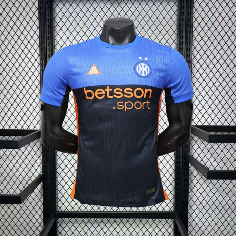 Mens Inter Milan 2025/26 Fourth Jersey Player Version 2