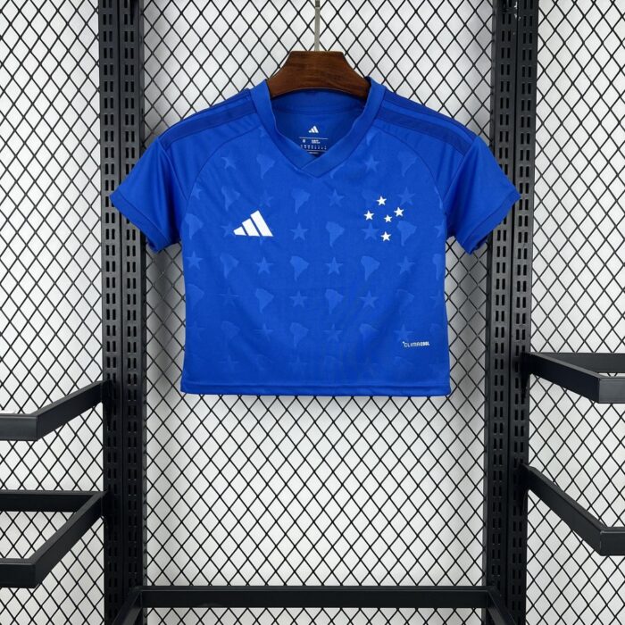 Womens Cruzeiro Crop Top 2026/27 Home Jersey 7