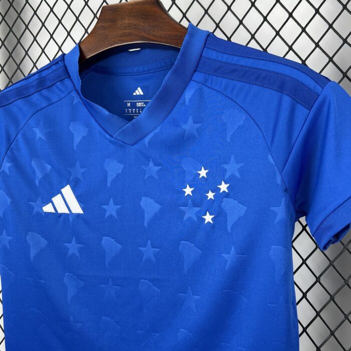 Womens Cruzeiro Crop Top 2026/27 Home Jersey 4