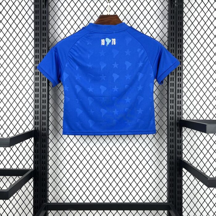 Womens Cruzeiro Crop Top 2026/27 Home Jersey 1