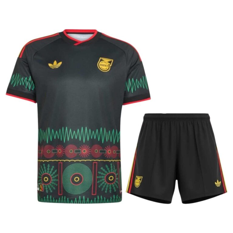Kids Jamaica x Bob Marley 2026 Away Jersey Kit