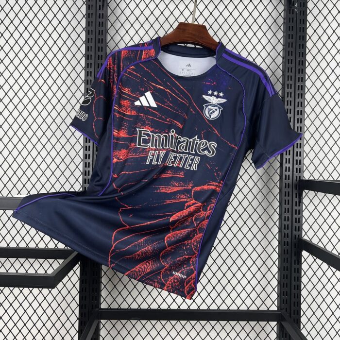 Mens Benfica 2025/26 Fourth Jersey 8