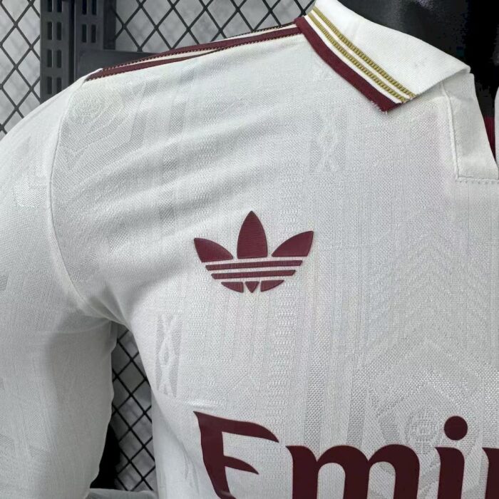 Mens Arsenal 2025/26 Third Long Sleeve Jersey Player Version 5