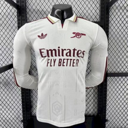 Mens Arsenal 2025/26 Third Long Sleeve Jersey Player Version