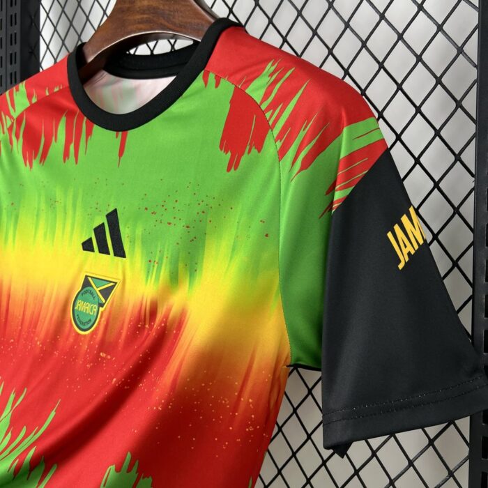 Mens Jamaica x Bob Marley 2026 Pre Match Jersey 4