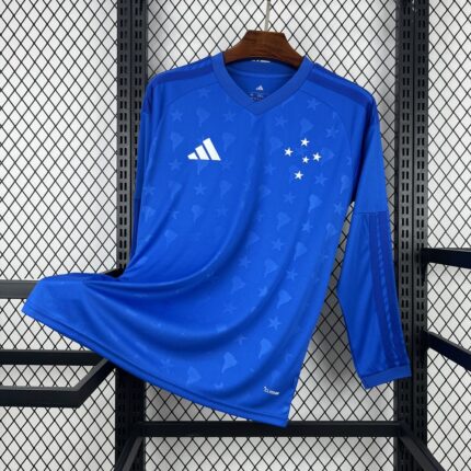 Mens Cruzeiro 2026/27 Home Long Sleeves Jersey 8
