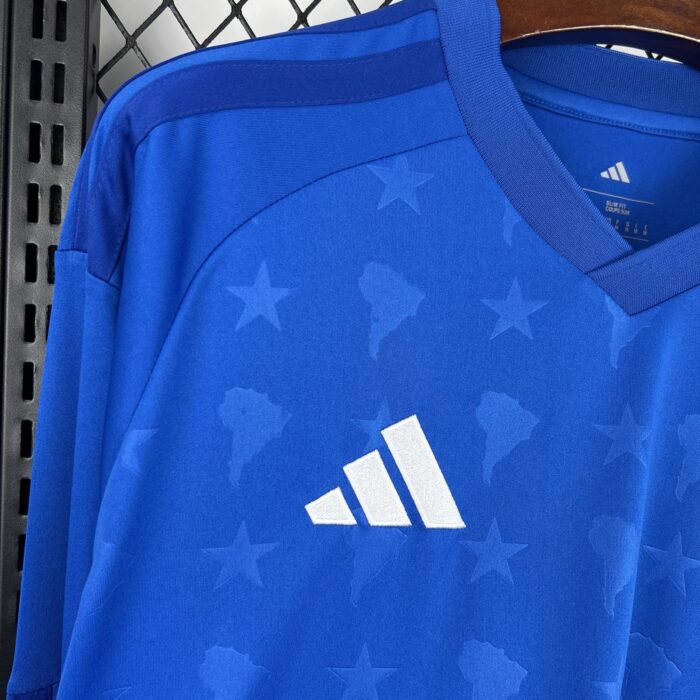 Mens Cruzeiro 2026/27 Home Long Sleeves Jersey 6