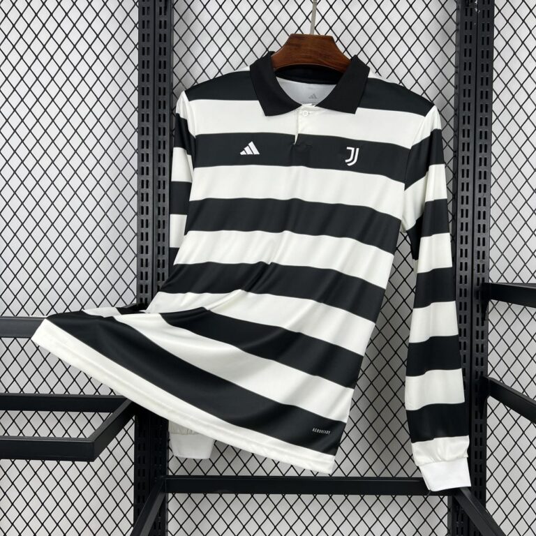 Mens Juventus 2025/26 Fourth Long Sleeve Jersey 7