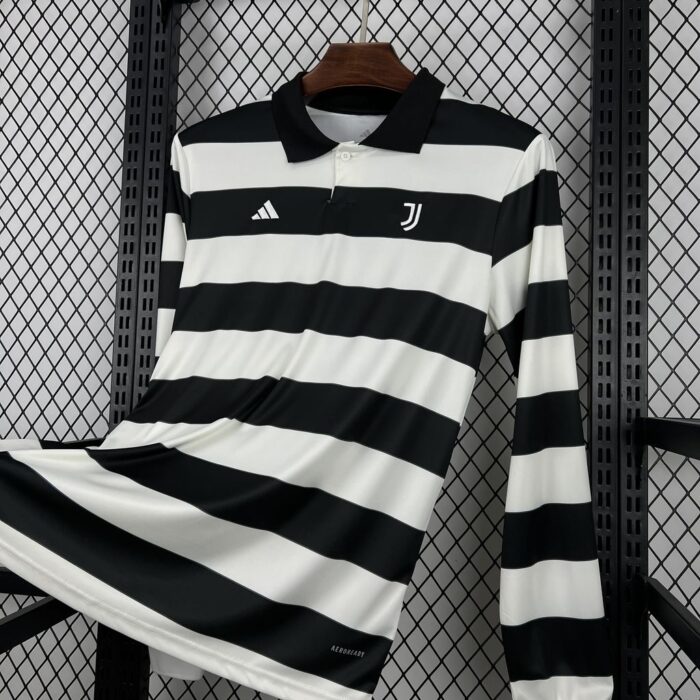 Mens Juventus 2025/26 Fourth Long Sleeve Jersey 2
