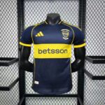 Mens Boca Juniors 2025/26 Home Jersey Player Version