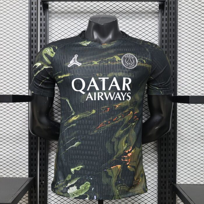 Mens Paris Saint-Germain 2025/26 Fourth Jersey Player Version 7