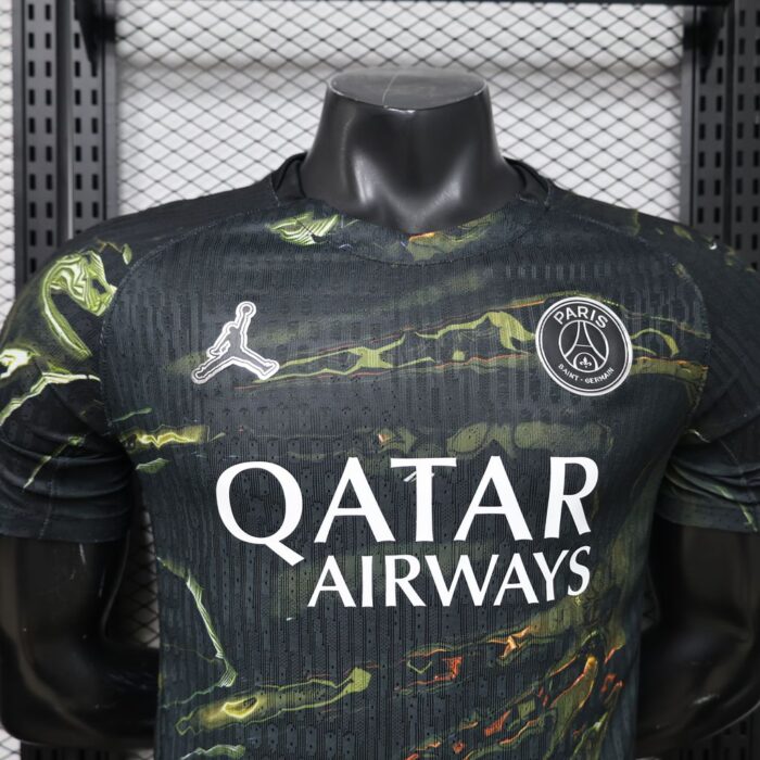 Mens Paris Saint-Germain 2025/26 Fourth Jersey Player Version 5