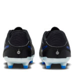 Nike Tiempo Legend 10 Junior Firm Ground Football Boots – Black/Chrome – view 5