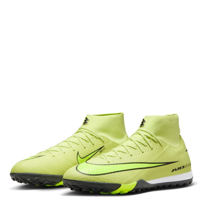 Nike Mercurial Superfly 10 Turf Football Boots – Volt/Crimson – view 4