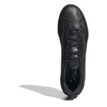 adidas F50 Turf Football Boots – Black/Silver – view 5