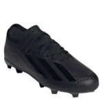 adidas X Crazyfast Junior Firm Ground Football Boots – Black/Black – view 3