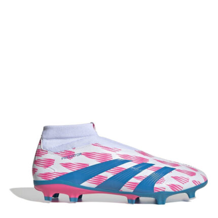 adidas Predator 24 Firm Ground Football Boots – White/Pink