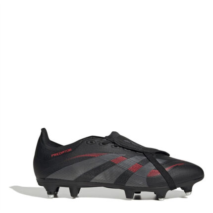 adidas Predator Soft Ground Football Boots – Black/Grey
