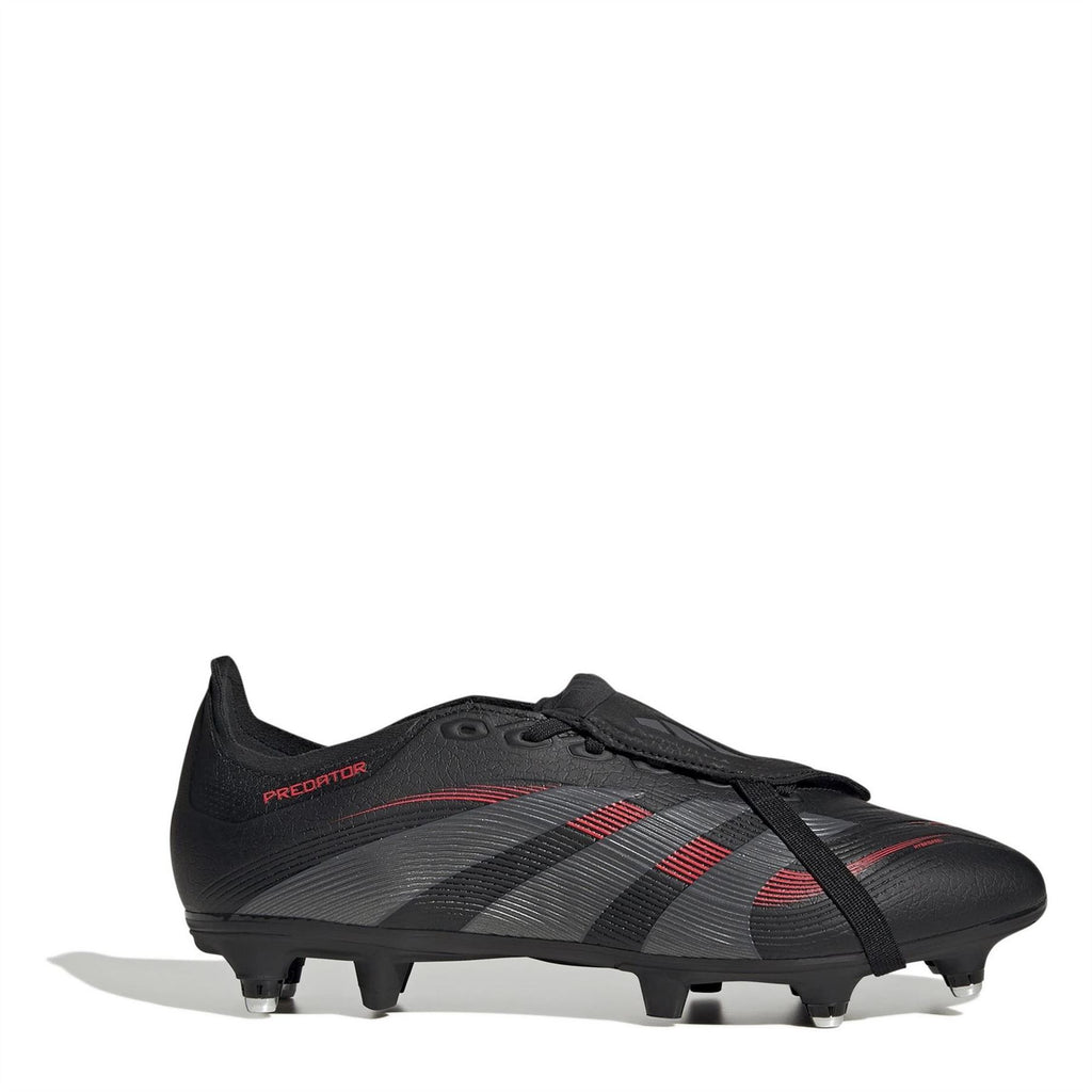 adidas Predator Soft Ground Football Boots – Black/Grey adidas Predator Soft Ground Football Boots – Black/Grey