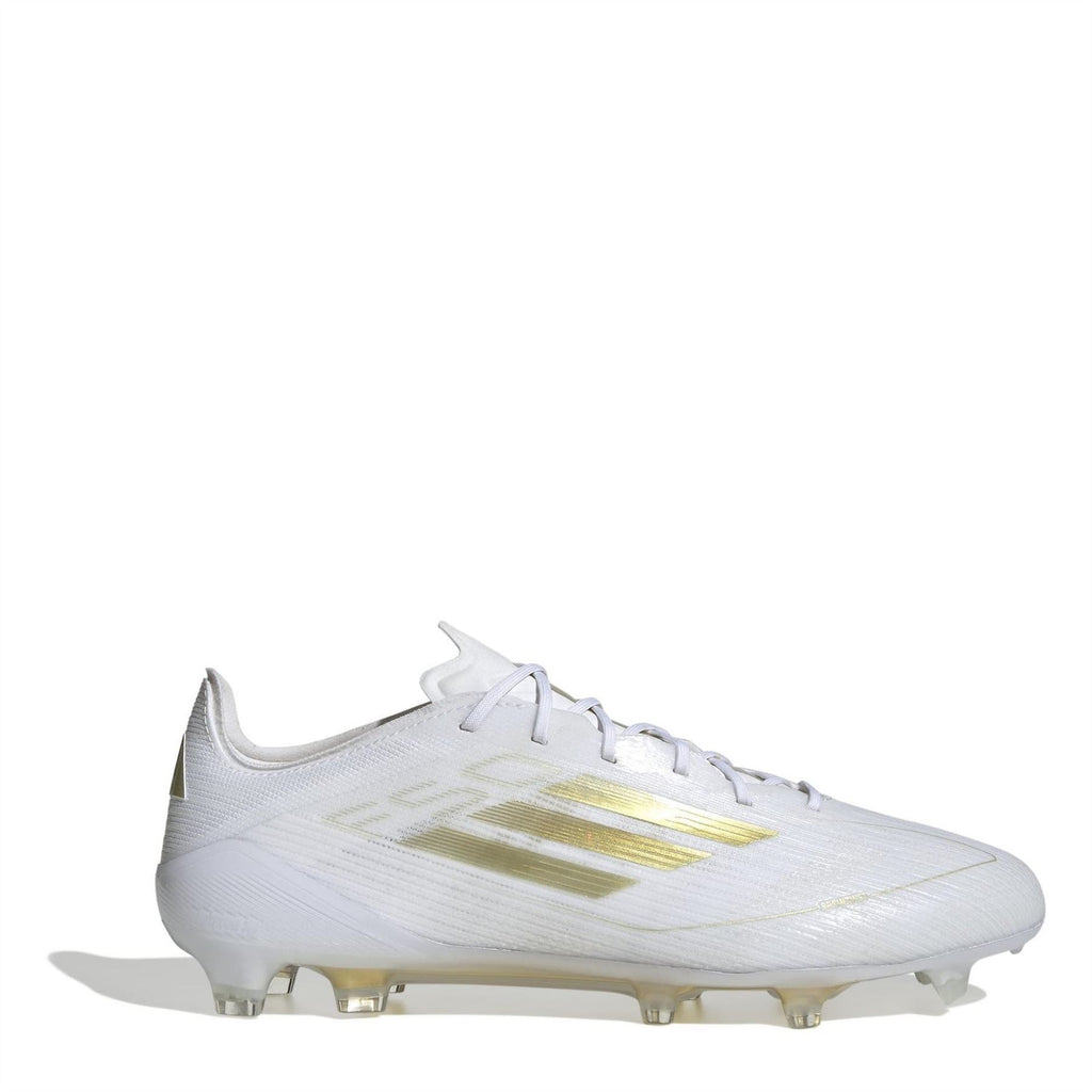 adidas F50 Firm Ground Football Boots – White/Gold/Wht