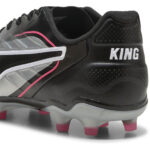 Puma Womens King Firm Ground Football Boots – Silver/Black – view 5