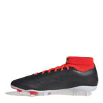 adidas Predator 24 Firm Ground Football Boots – Black/White/Red – view 8