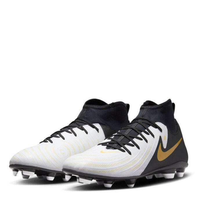Nike Phantom Luna Ii Firm Ground Football Boots – White/Blk/Gold – view 4
