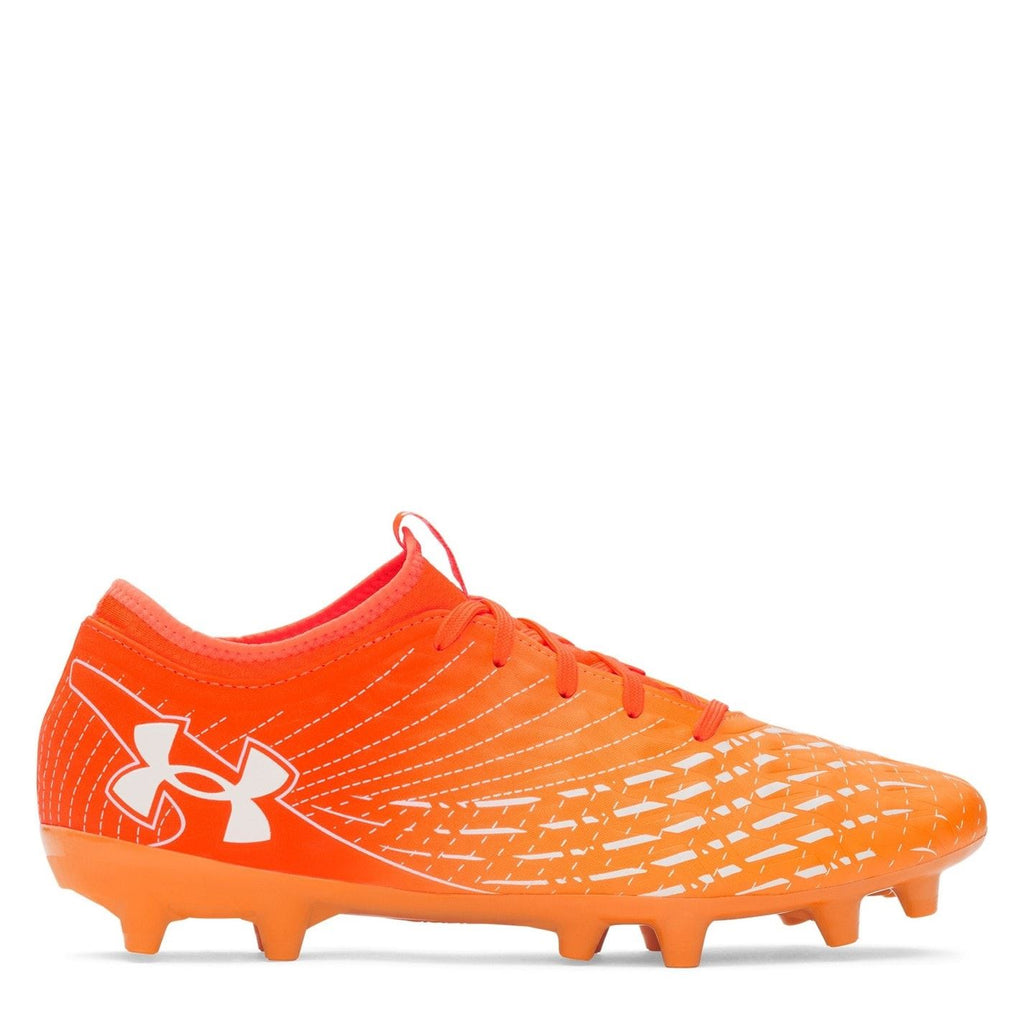 Under Armour Magnetico Firm Ground Football Boots – Orange/White