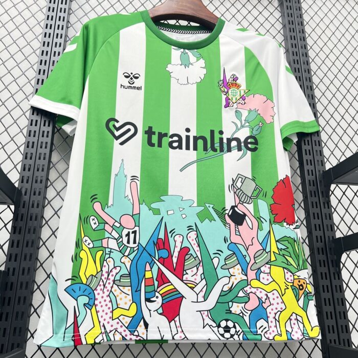 Mens Real Betis 2025/26 Pre-Match Jersey 2