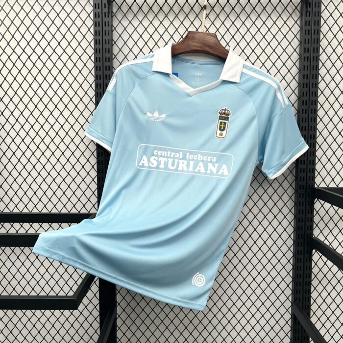Mens Real Oviedo 2025/26 Retro Jersey 7