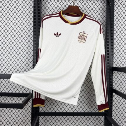 Mens Spain 2026 World Cup Away Long Sleeve Jersey 5