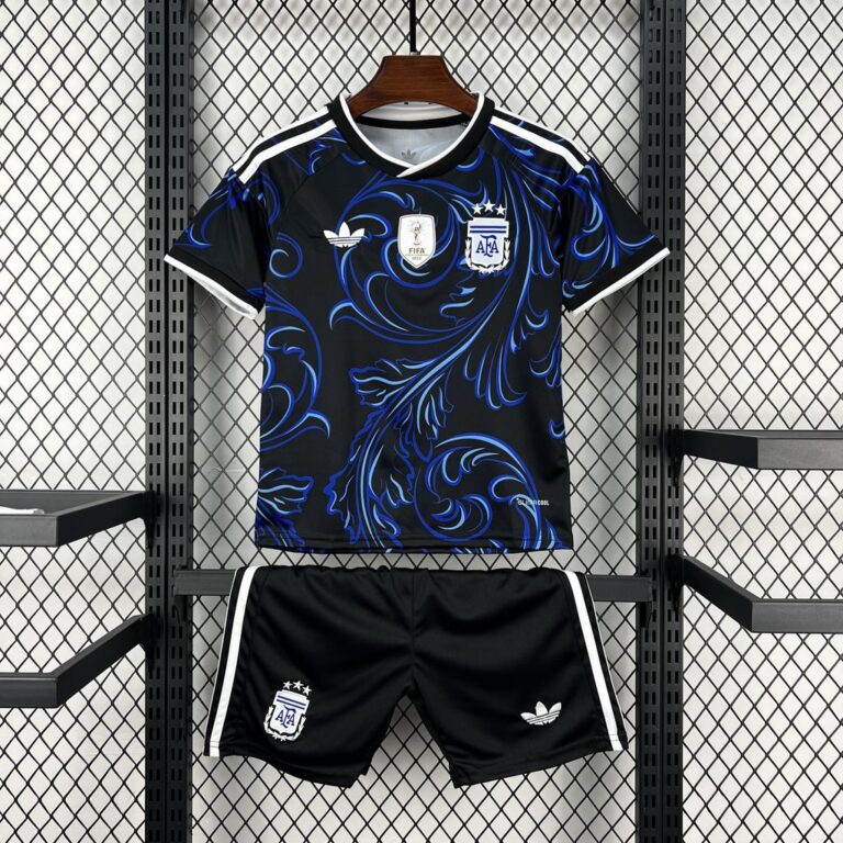 Kids Argentina 2026 World Cup Away Kit 6