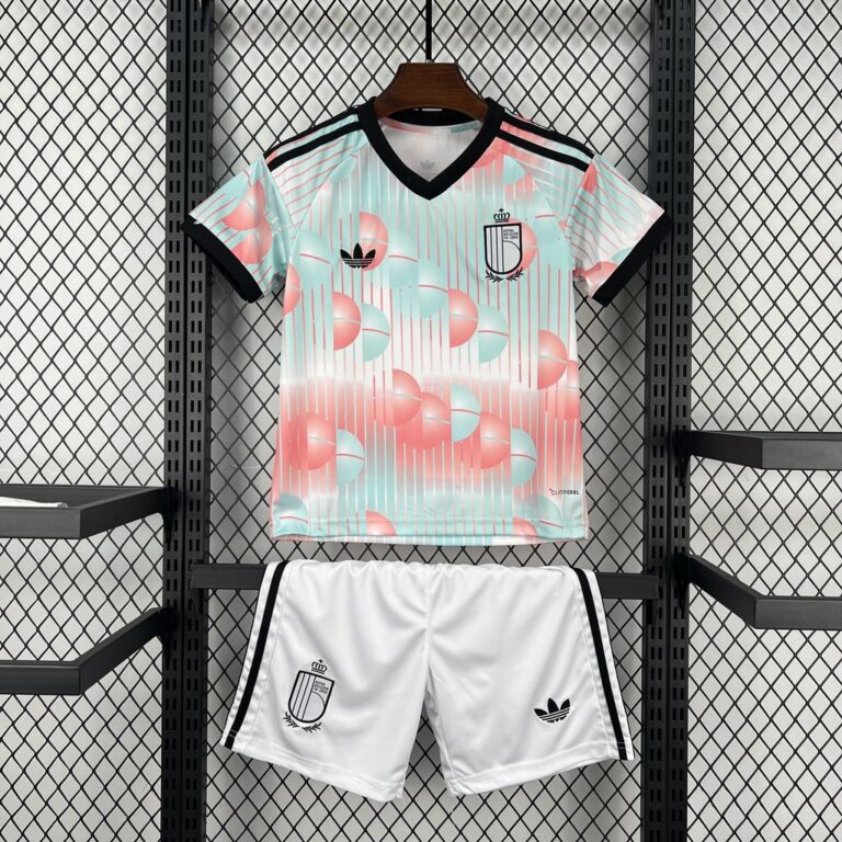 Kids Belgium 2026 World Cup Away Kit 5