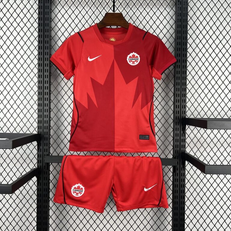 Kids Canada 2026 World Cup Home Kit 6