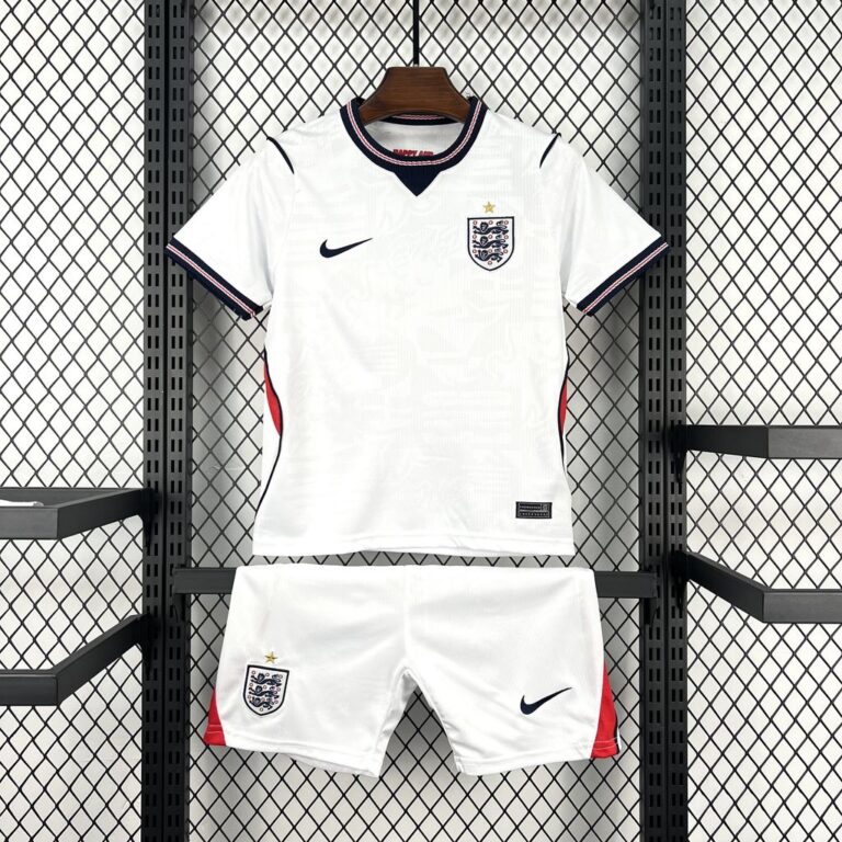 Kids England 2026 World Cup Home Kit 7