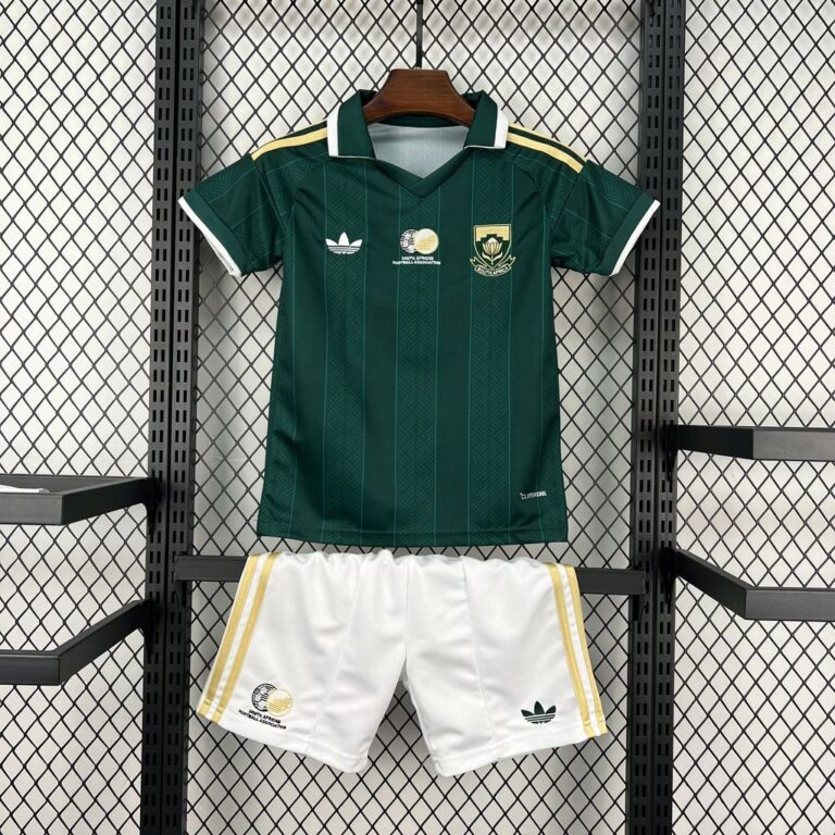 Kids South Africa 2026 World Cup Away Kit 7