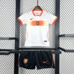 Kids Netherlands 2026 World Cup Away Kit 8