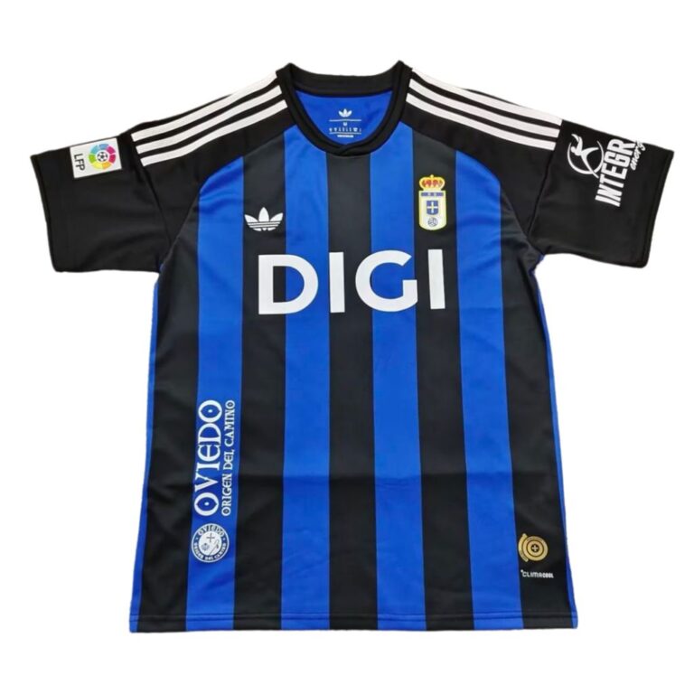 Mens Real Oviedo 2025/26 100th Anniversary Jersey 1