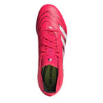 adidas Predator Firm Ground Football Boots – Red/White – view 5